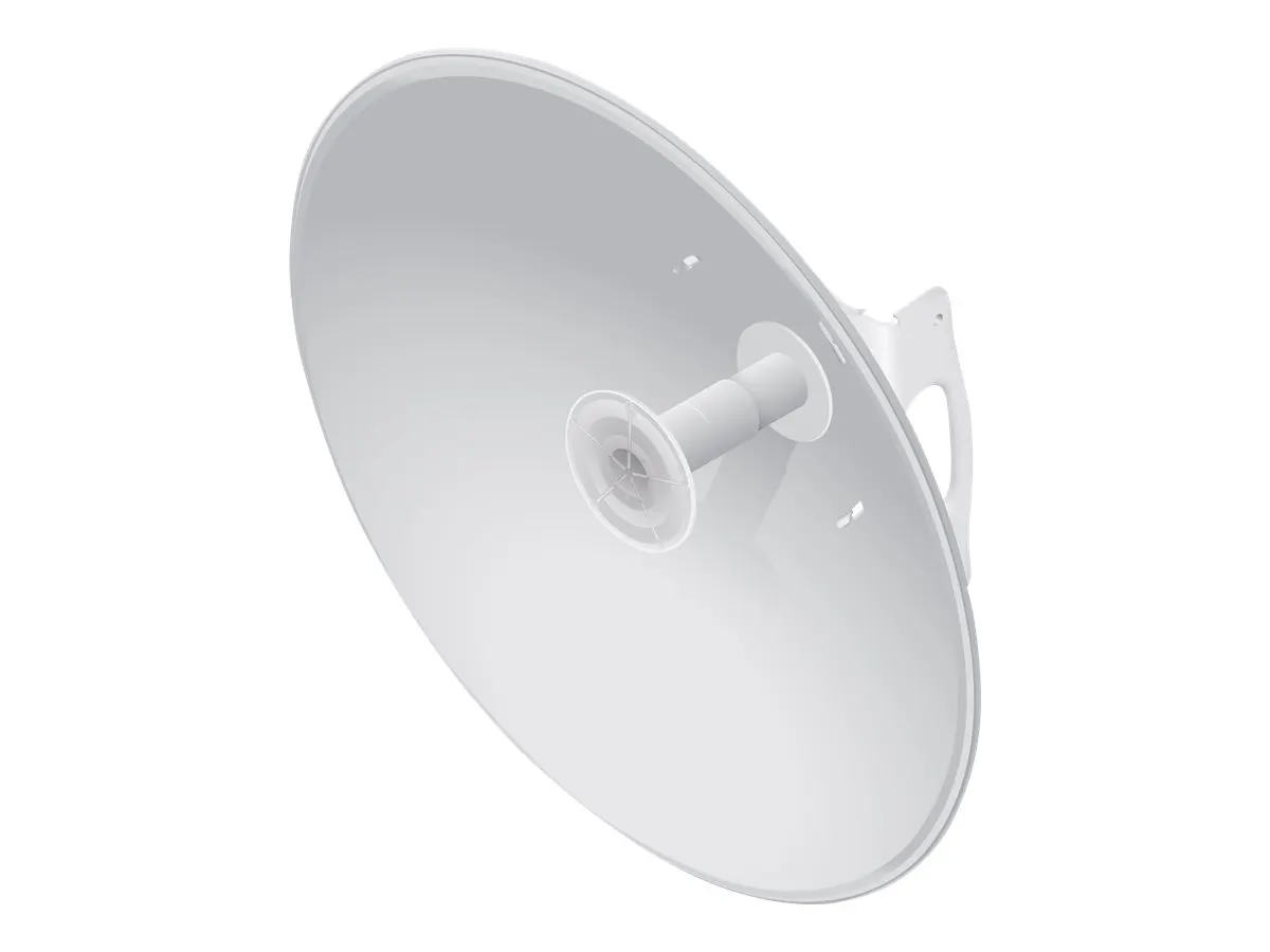 Ubiquiti airFiberX dish antenna, 5 GHz 30 dBi, slant 45 degrees