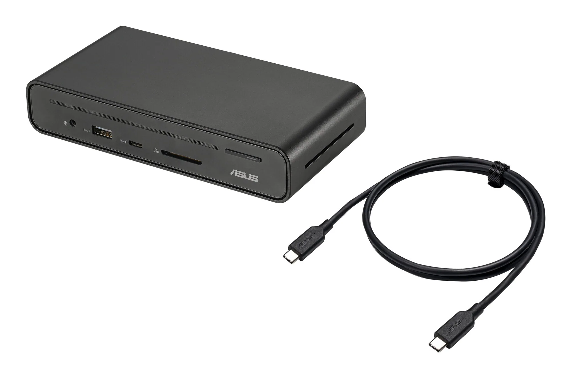 ASUS Triple Display USB-C Dock Duo DC301 Kabelgebunden Schwarz – Bild 3