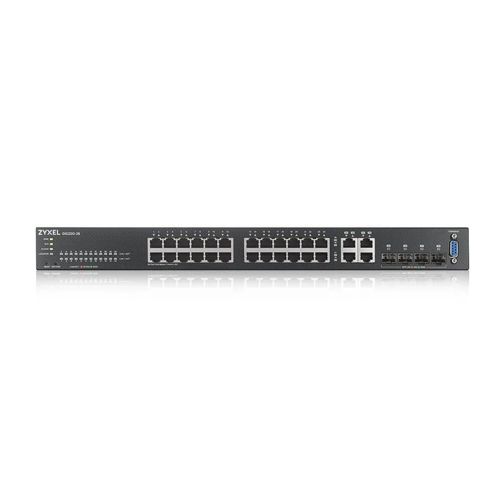 Zyxel GS2220-28-EU0101F Netzwerk-Switch Managed L2 Gigabit Ethernet (10/100/1000) Schwarz – Bild 2