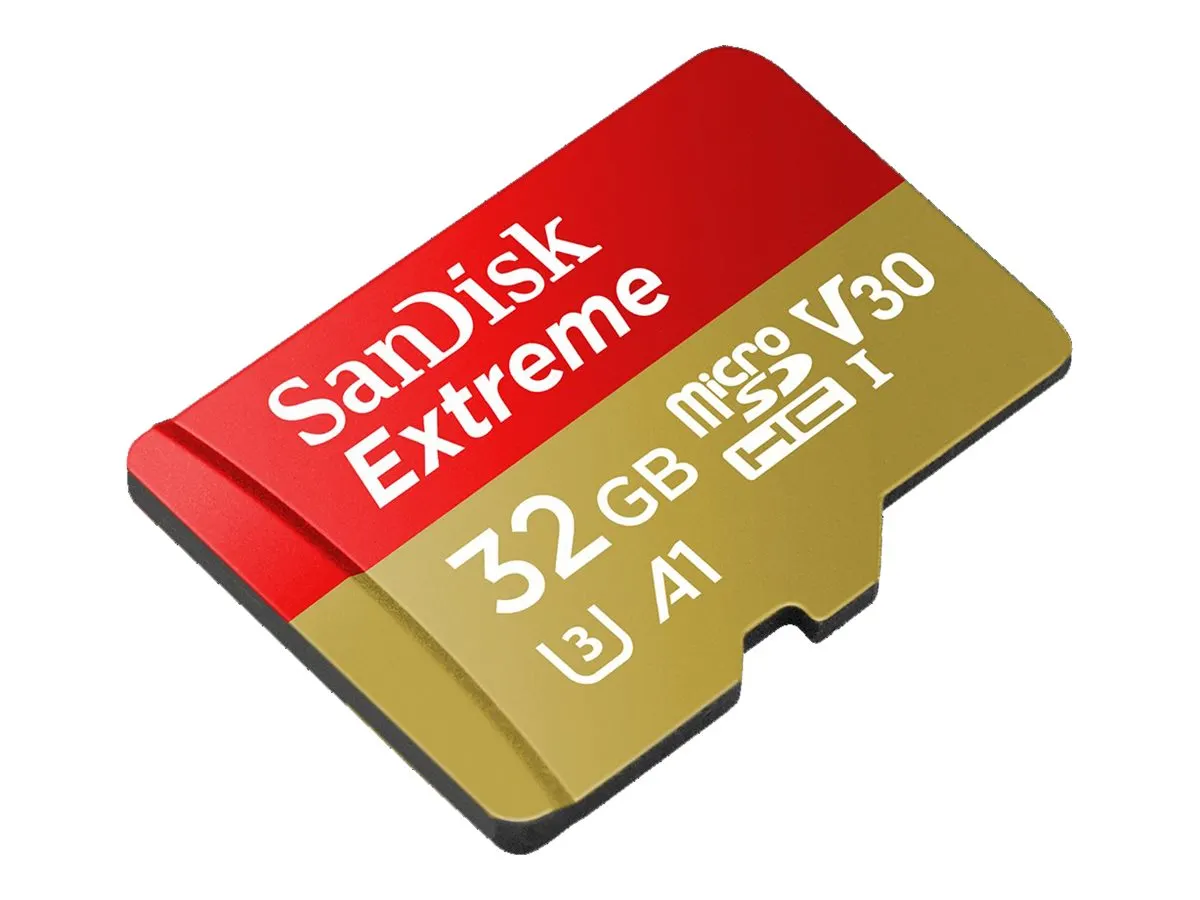 SD MicroSD Card 32 GB SanDisk Extreme SDHC inkl. Adapter
