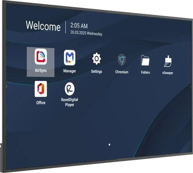 Viewsonic CDE7514-2C Signage-Display Digital Signage Flachbildschirm 190,5 cm (75") LCD WLAN 500 cd/m² 4K Ultra HD Schwarz Eingebauter Prozessor Android 14 24/7 – Bild 2