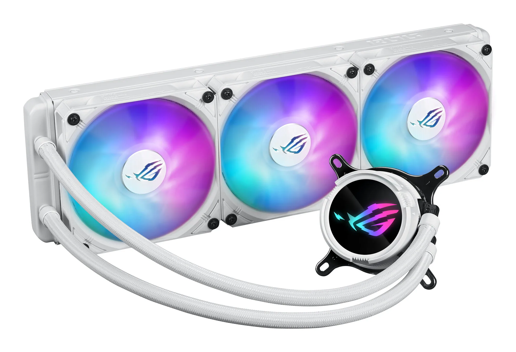 ASUS ROG Strix LC III 360 ARGB White Edition Prozessor All-in-One-Flüssigkeitskühler 12 cm Weiß – Bild 2