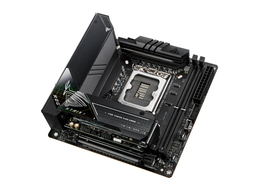 ASUS ROG-STRIX-Z690-I-GAMING-WIFI Intel Z690 LGA 1700 mini ITX – Bild 1