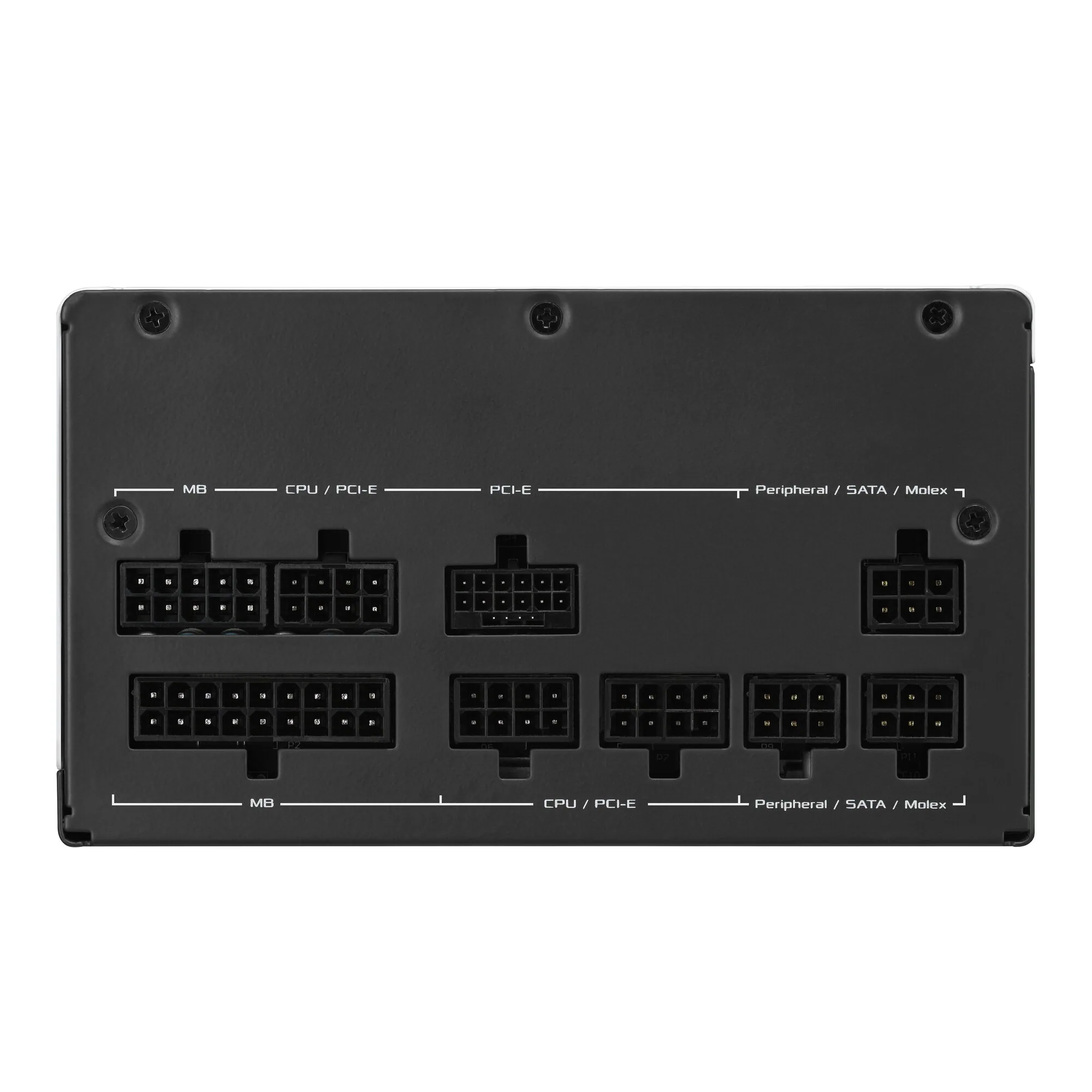 ASUS AP-850G Netzteil 850 W 20+4 pin ATX ATX Schwarz, Weiß – Bild 4