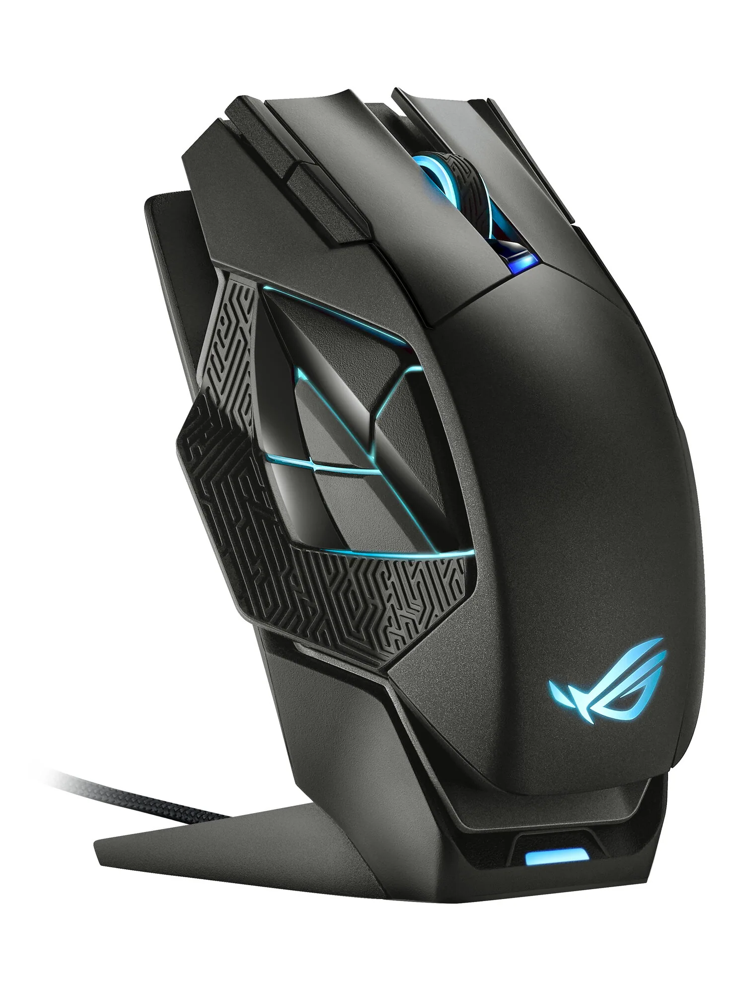 ASUS ROG Spatha X Maus Gaming Rechts RF Wireless + USB Type-C Optisch 19000 DPI – Bild 6