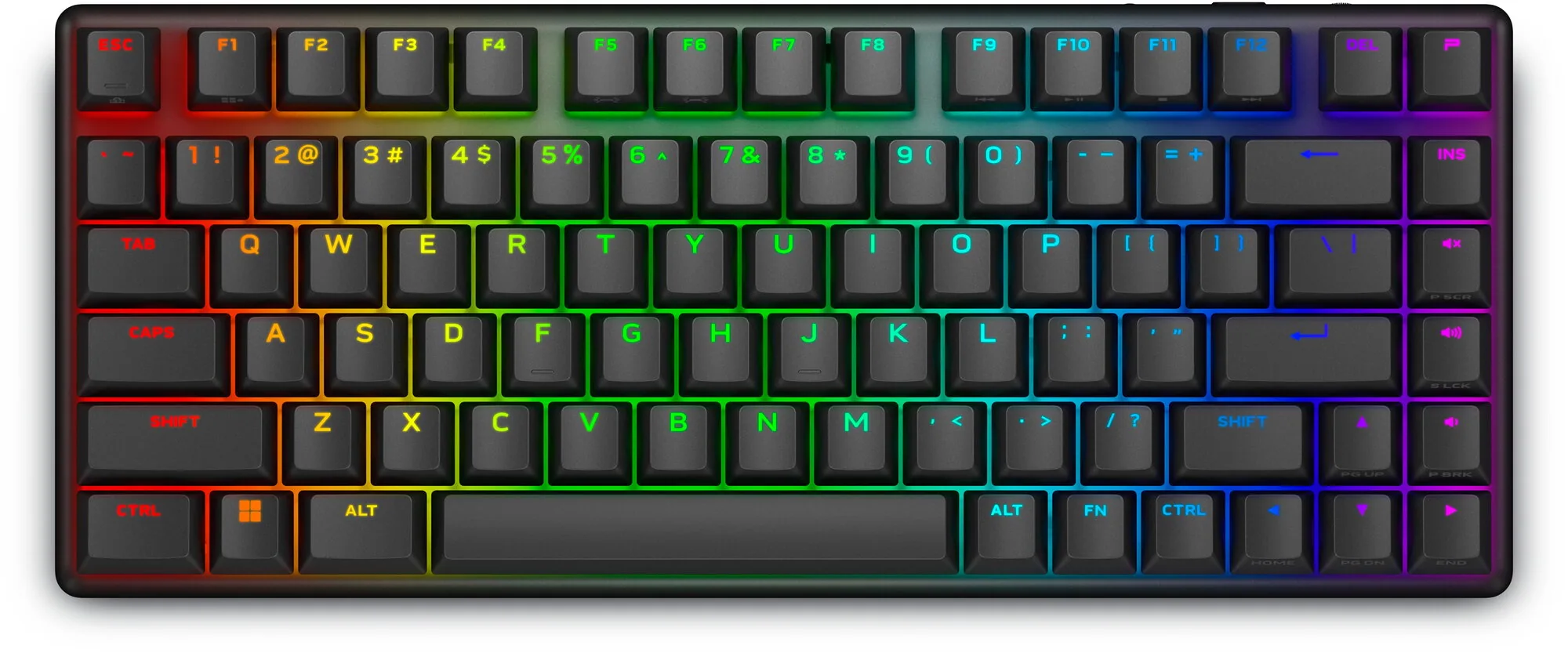 Alienware Pro Wireless Gaming Keyboard Tastatur USB + RF Wireless + Bluetooth Schwarz – Bild 2