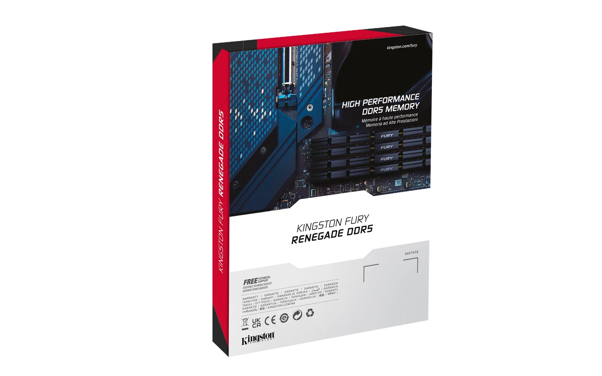 Kingston Technology FURY 24GB 8400MT/s DDR5 CL40 CUDIMM Renegade Silver XMP – Bild 6