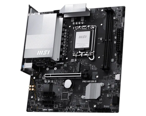 MSI PRO H810M-B Motherboard Intel H810 LGA 1851 (Socket V1) micro ATX – Bild 2
