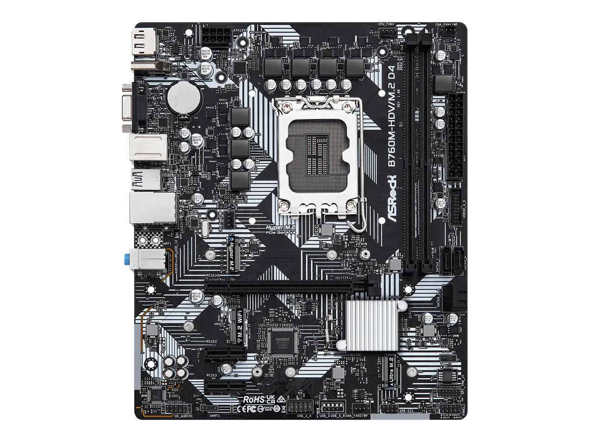 ASRock B760M-HDV/M.2 D4         1700 mATX HDMI/DP/VGA   DDR4 retail