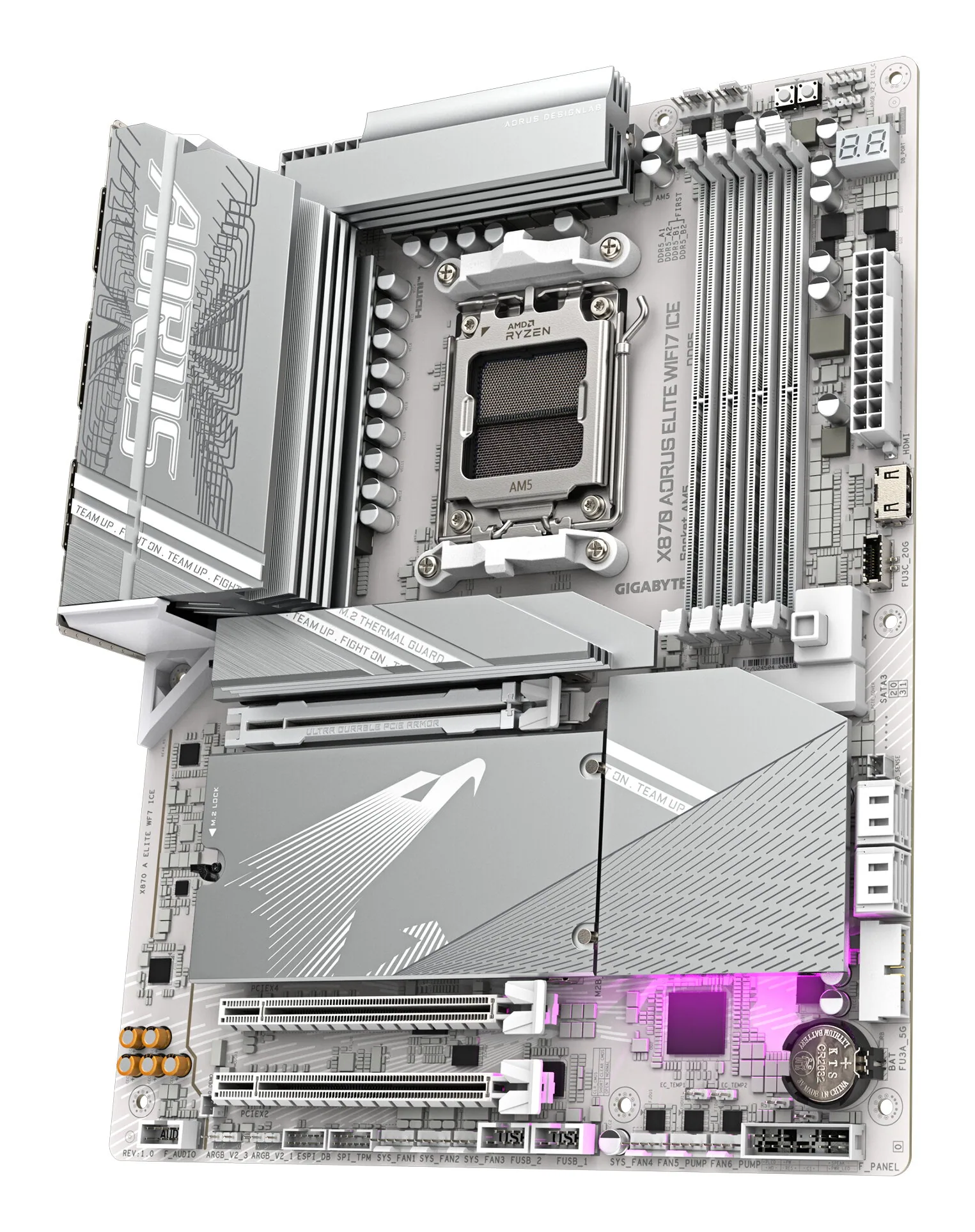 GIGABYTE X870 AORUS ELITE WIFI7 ICE Mainboard – Bild 4
