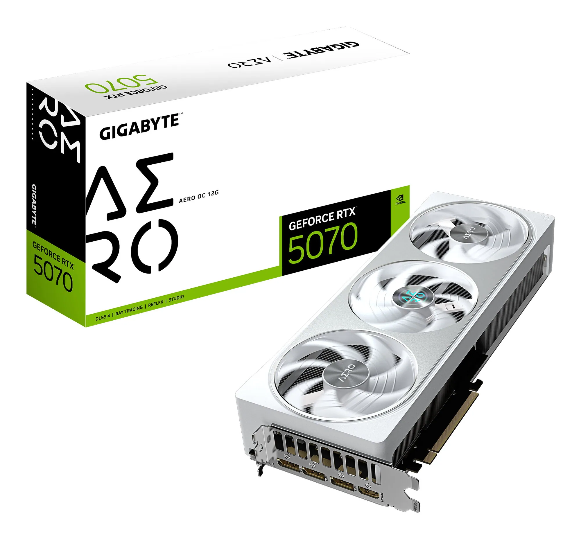 GIGABYTE GeForce RTX 5070 AERO OC 12G Grafikkarte – Bild 1