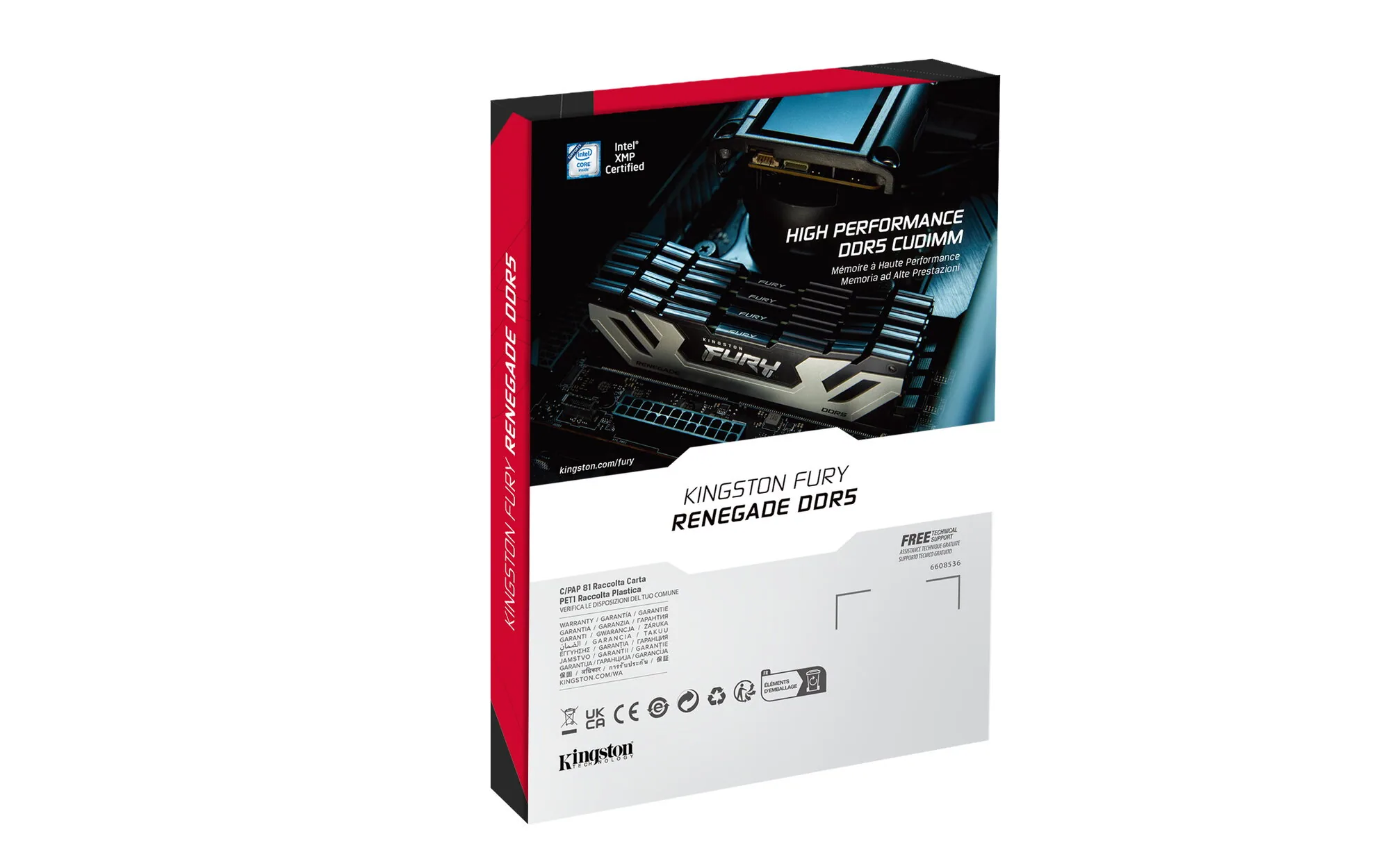 Kingston Technology FURY 48GB 8800MT/s DDR5 CL42 CUDIMM (2er-Kit) Renegade Silver – Bild 6