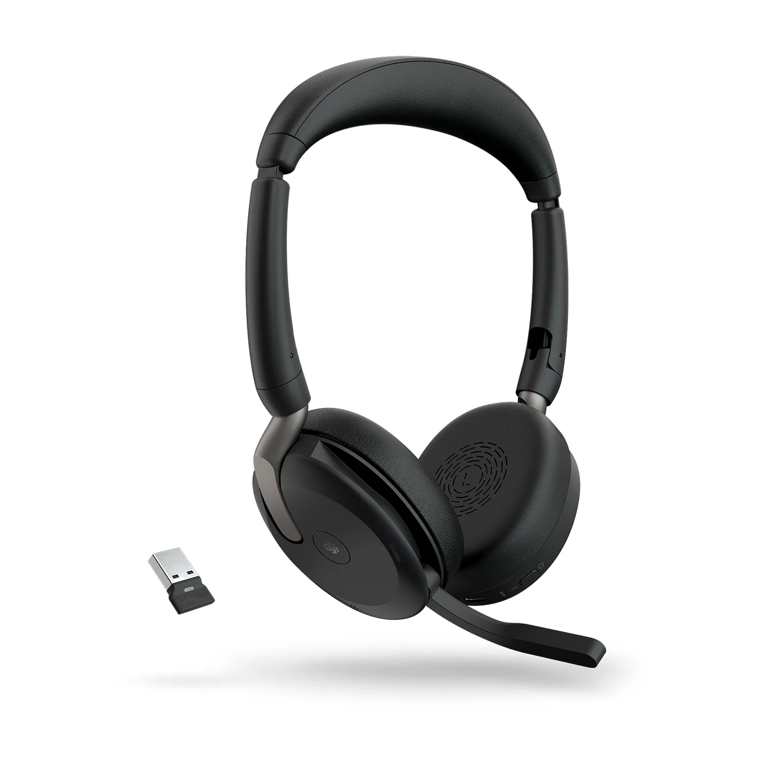 Jabra Evolve2 65 Flex Kopfhörer Kabellos Kopfband Büro/Callcenter USB Typ-A Bluetooth Ladestation – Bild 3
