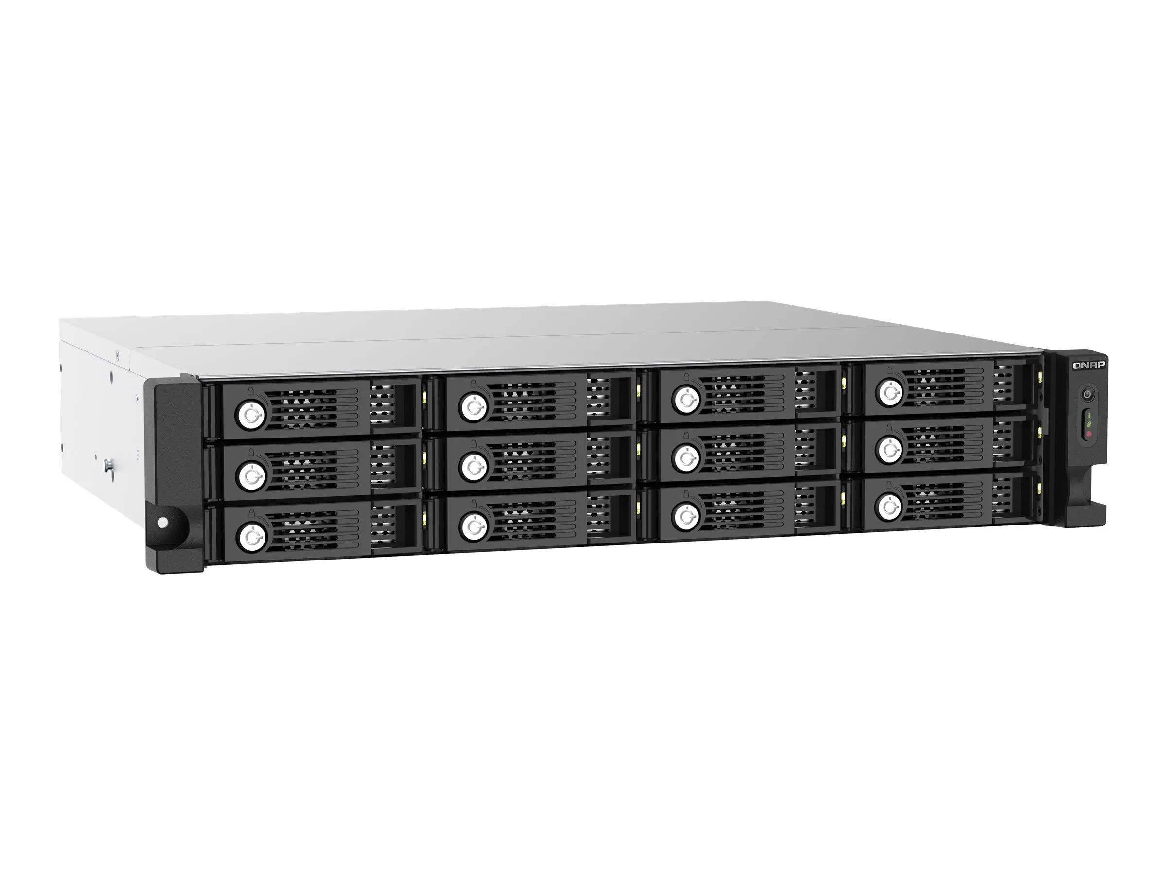 QNAP TL-R1220Sep-RP HDD / SSD-Gehäuse Schwarz, Grau 2.5/3.5"