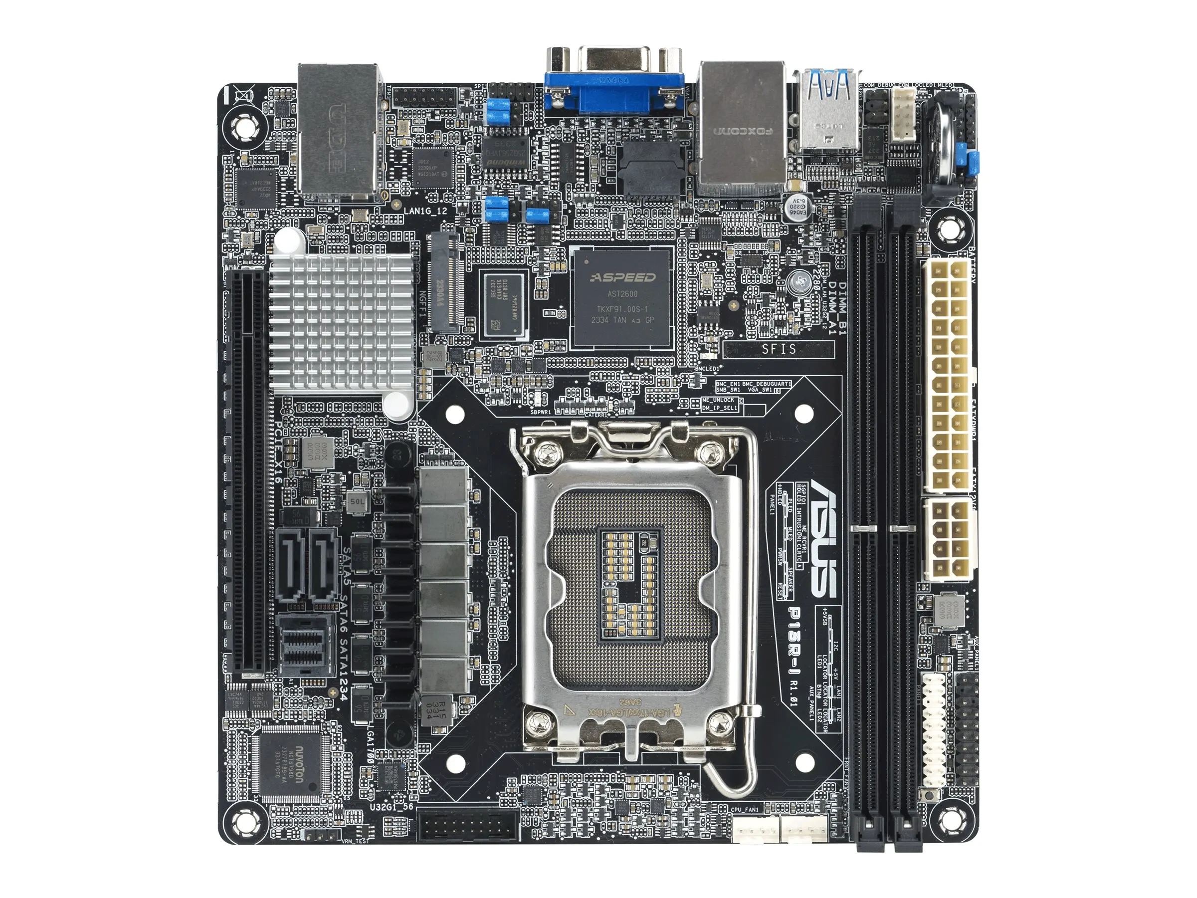 ASUS P13R-I         mini ITX  1x LGA 1700 DDR5  2x1G