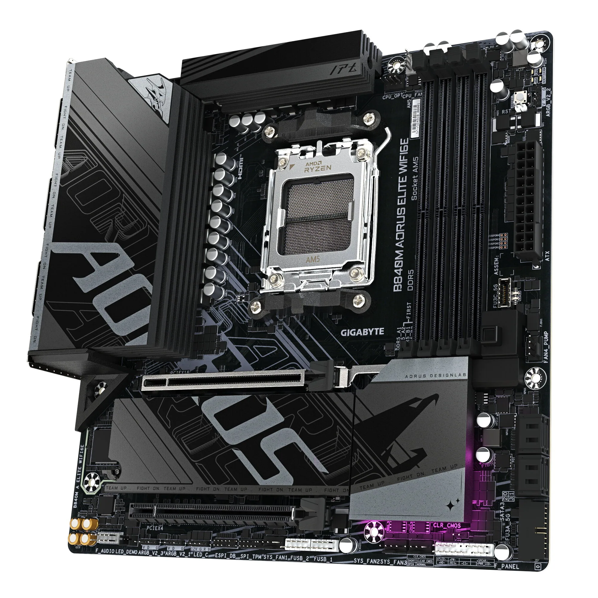 Gigabyte B840M Elite WIFI6E (B840, AM5, mATX, DDR5) – Bild 2