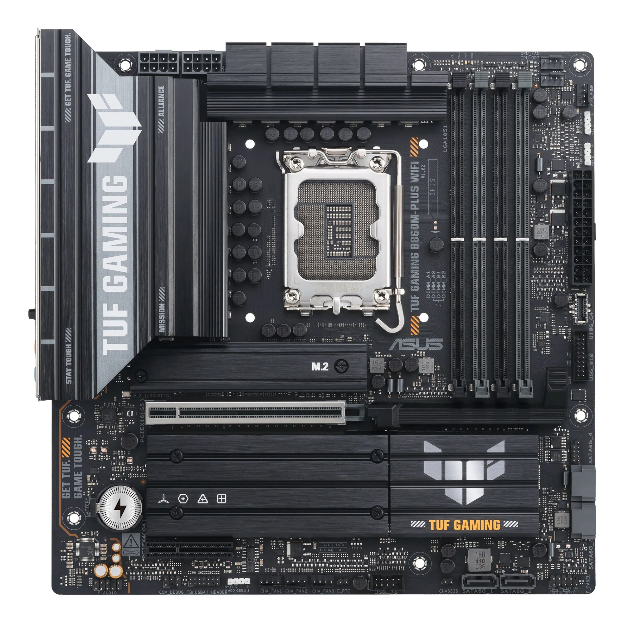 ASUS TUF GAMING B860M-PLUS WIFI Intel B860 LGA 1851 (Socket V1) micro ATX – Bild 1