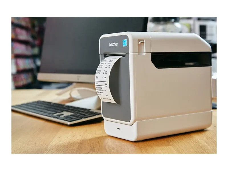 Brother TD-2125NWB Etikettendrucker Thermodirekt 203 x 203 DPI 152,4 mm/sek Kabelgebunden Ethernet/LAN WLAN Bluetooth