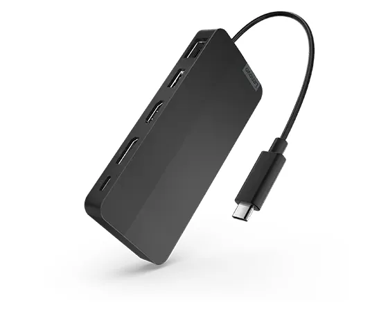 Lenovo 40B90100UK laptop-dockingstation & portreplikator Kabelgebunden USB 3.2 Gen 1 (3.1 Gen 1) Type-C Schwarz – Bild 5