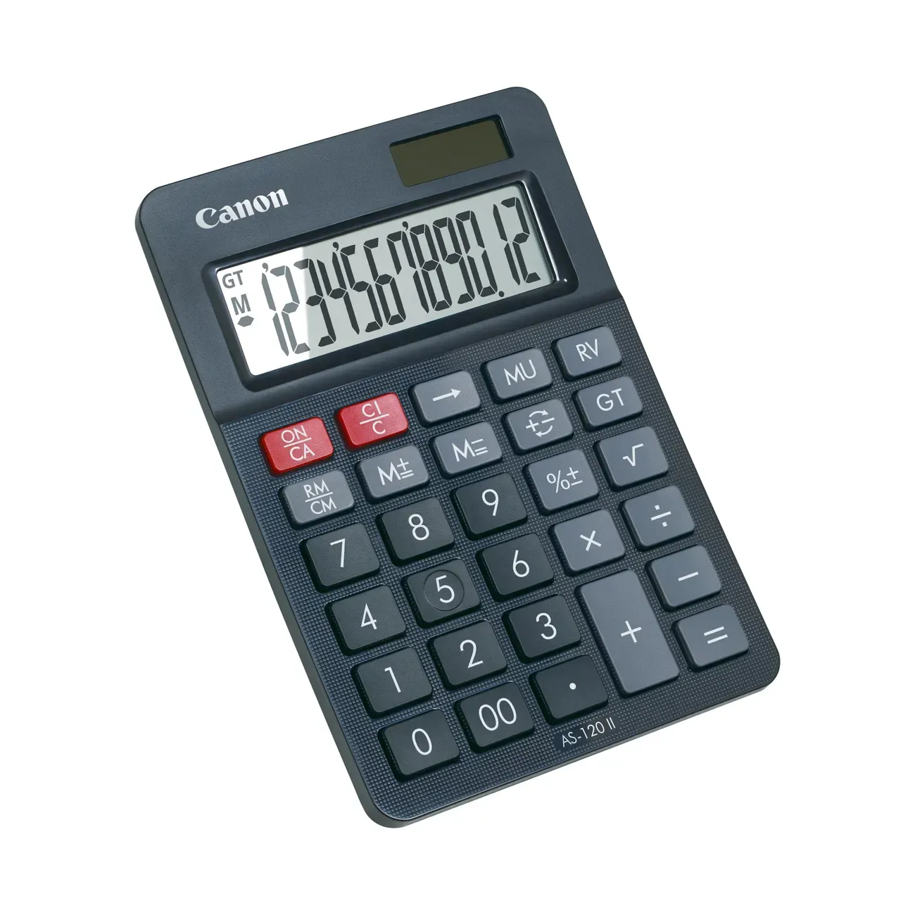 Canon Tischrechner anzeigend AS-120 II Solar/ Battery