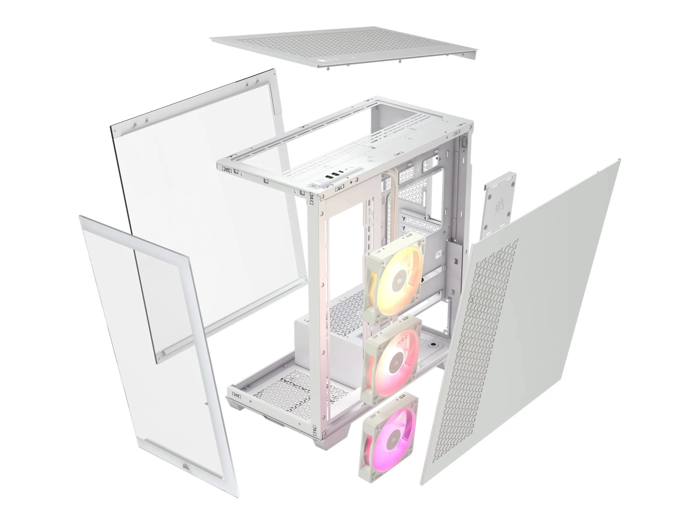 Corsair Geh Midi iCUE 3500X RGB (Tempered Glass)