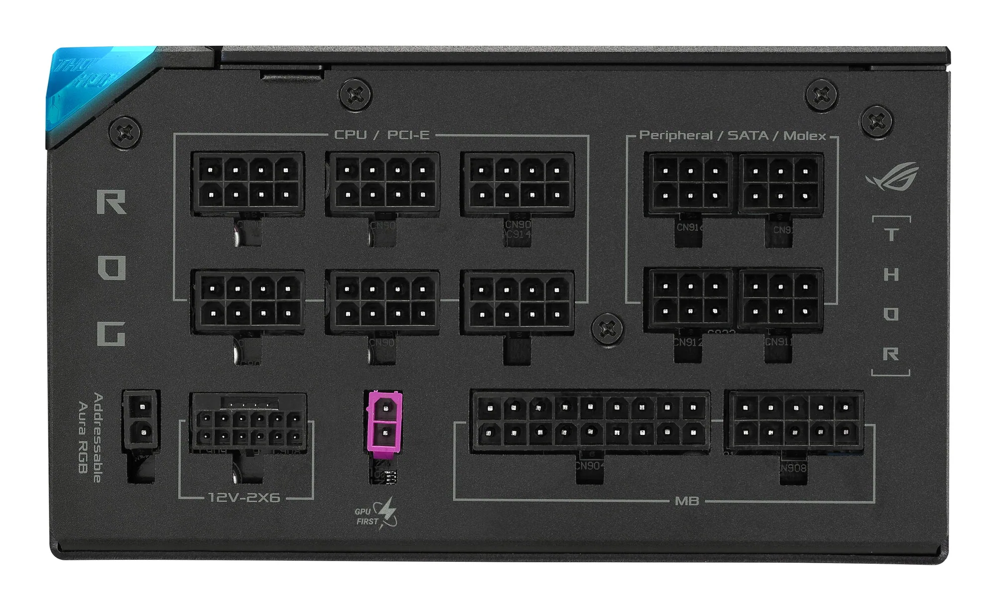 ASUS ROG -THOR-1200P3-GAMING-E Netzteil 1200 W 24-pin ATX ATX Schwarz – Bild 5