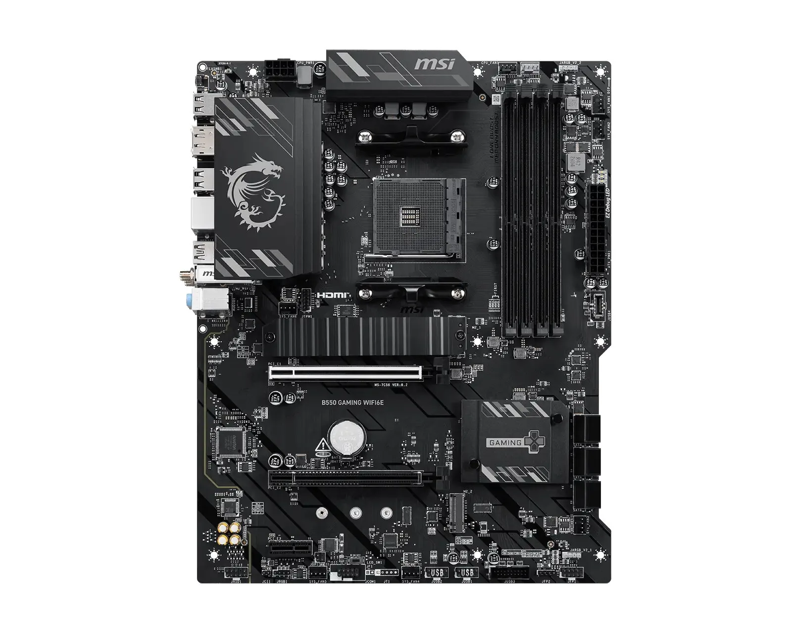 MSI B550 GAMING WIFI6E Motherboard AMD B550 Sockel AM4 – Bild 2
