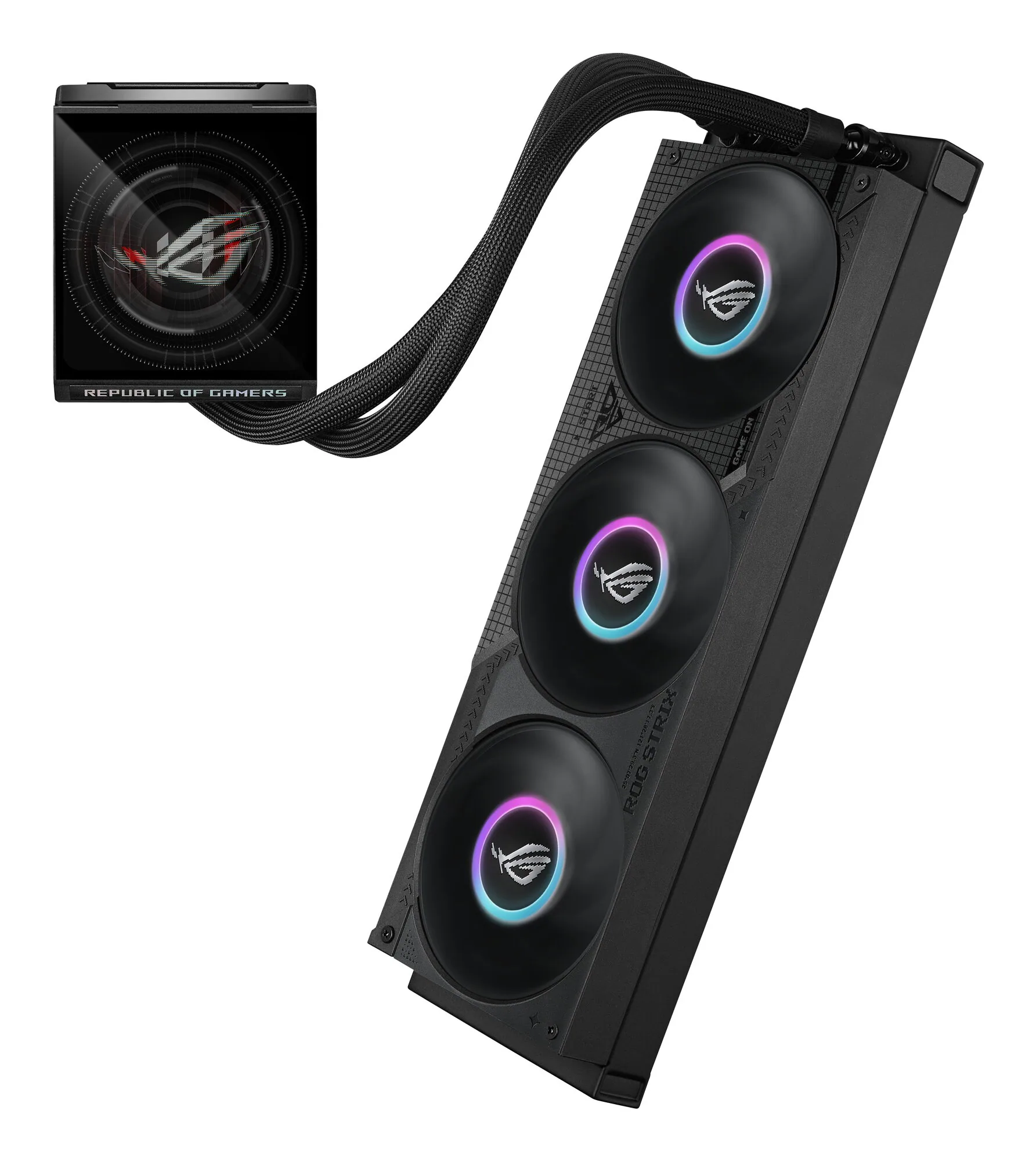 ASUS ROG Strix LC IV 360 ARGB LCD Prozessor All-in-One-Flüssigkeitskühler 12 cm Schwarz – Bild 6