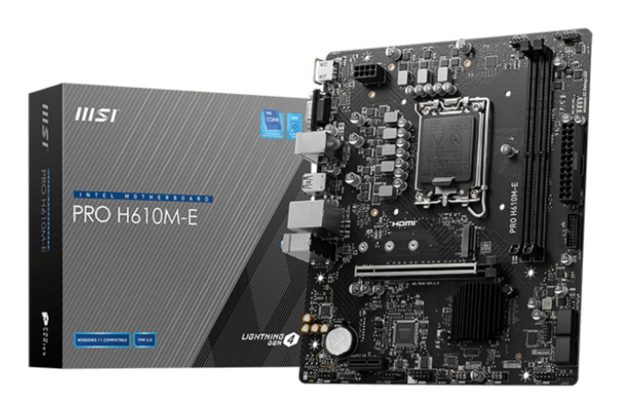 MSI PRO H610M-E Motherboard Intel H610 LGA 1700 micro ATX – Bild 1