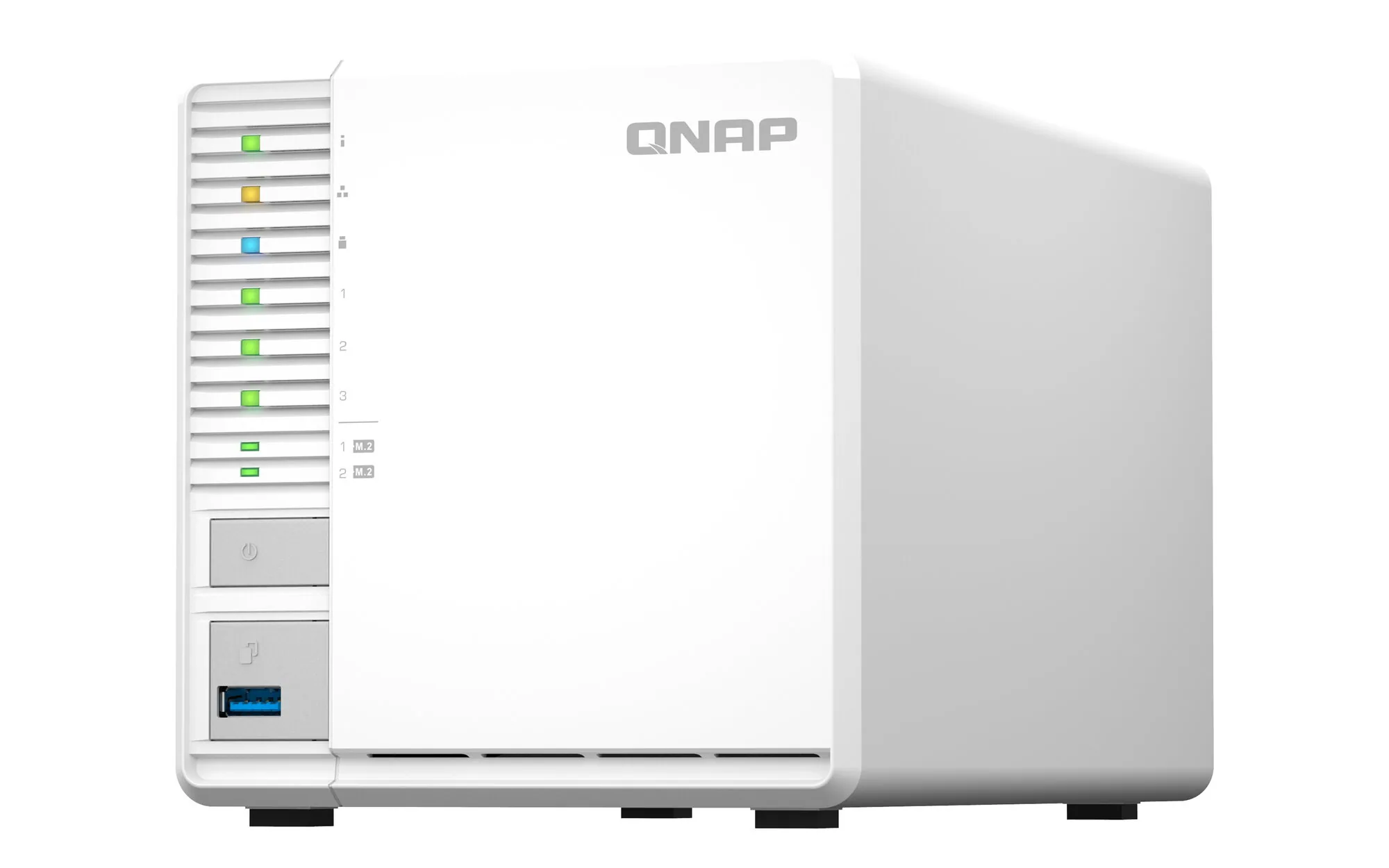 QNAP TS-364 NAS Tower Intel® Celeron® N5095 8 GB DDR4 0 TB QNAP Turbo System Weiß – Bild 6