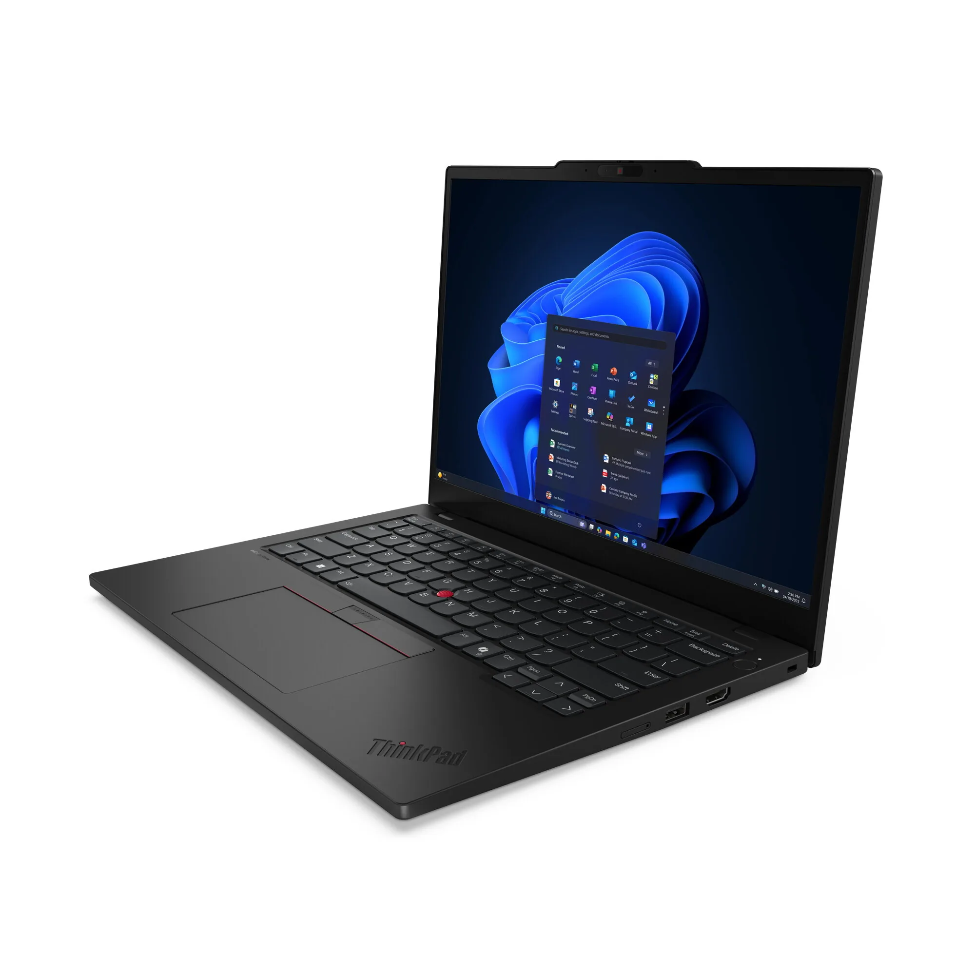 Lenovo ThinkPad L13 Gen 6 (Intel) Intel Core Ultra 5 225U Laptop 33,8 cm (13.3") WUXGA 16 GB LPDDR5x-SDRAM 512 GB SSD Wi-Fi 6E (802.11ax) Windows 11 Pro Schwarz Deutsch – Bild 4