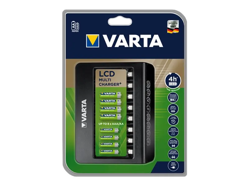 Varta Ladegerät LCD Multi Charger+