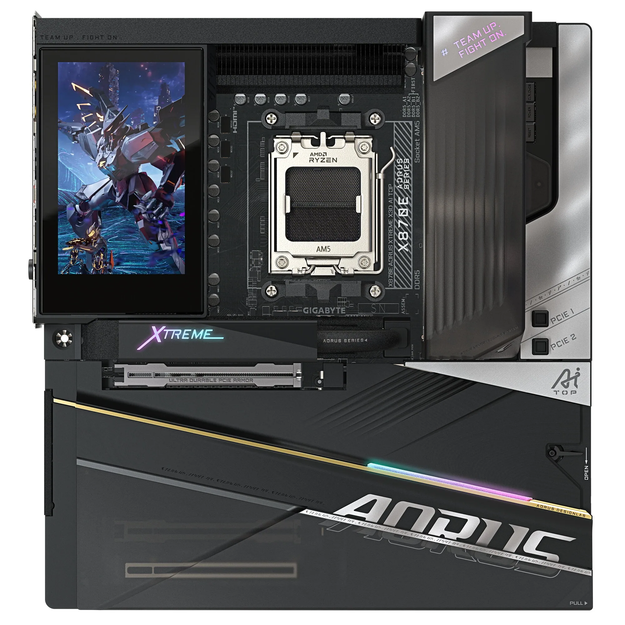 GIGABYTE X870E AORUS XTREME X3D AI TOP Mainboard – Bild 2