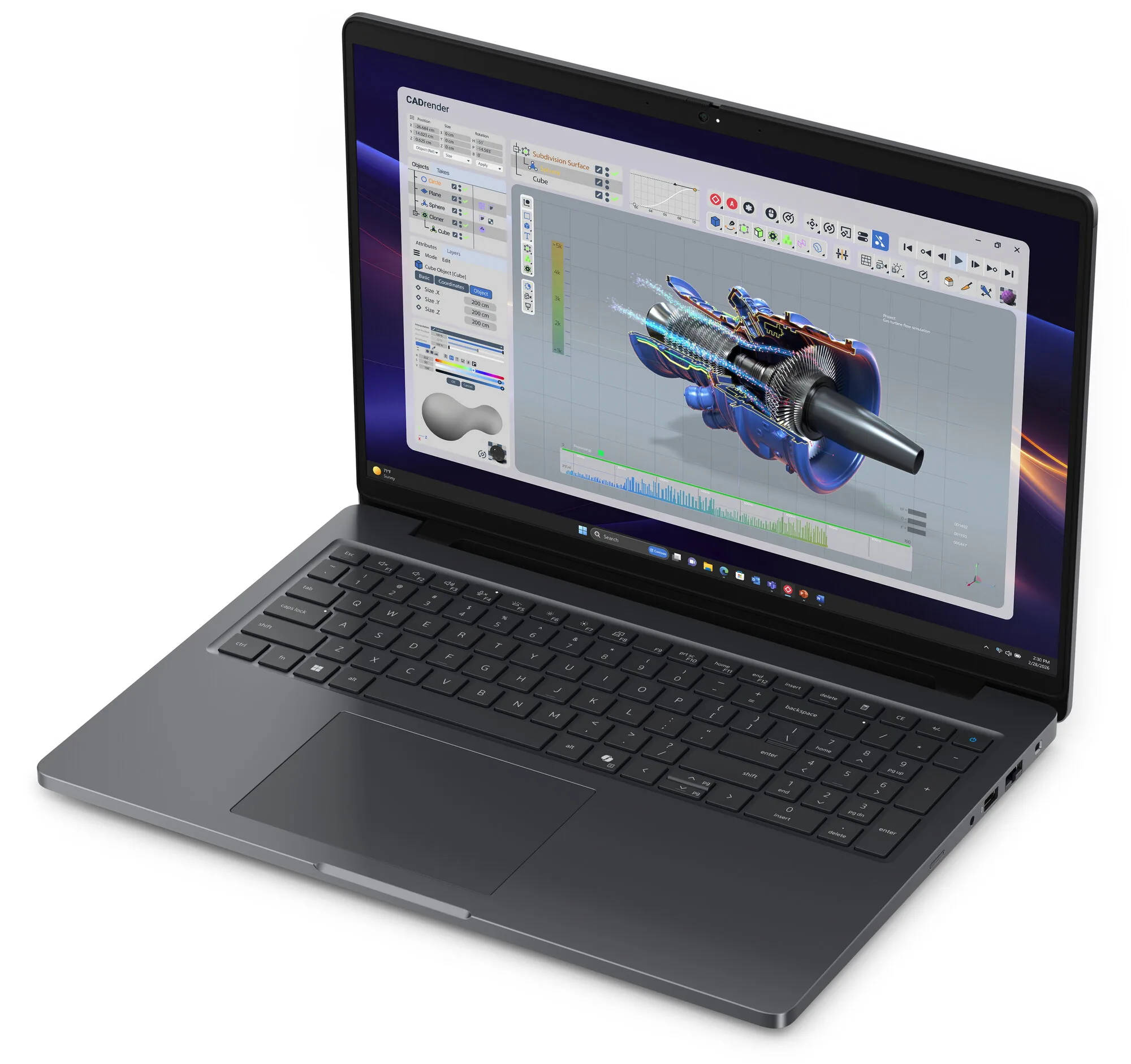 DELL Pro Precision 5 16 PW516261 Laptop, Intel Core Ultra 7, 32 GB – Bild 3