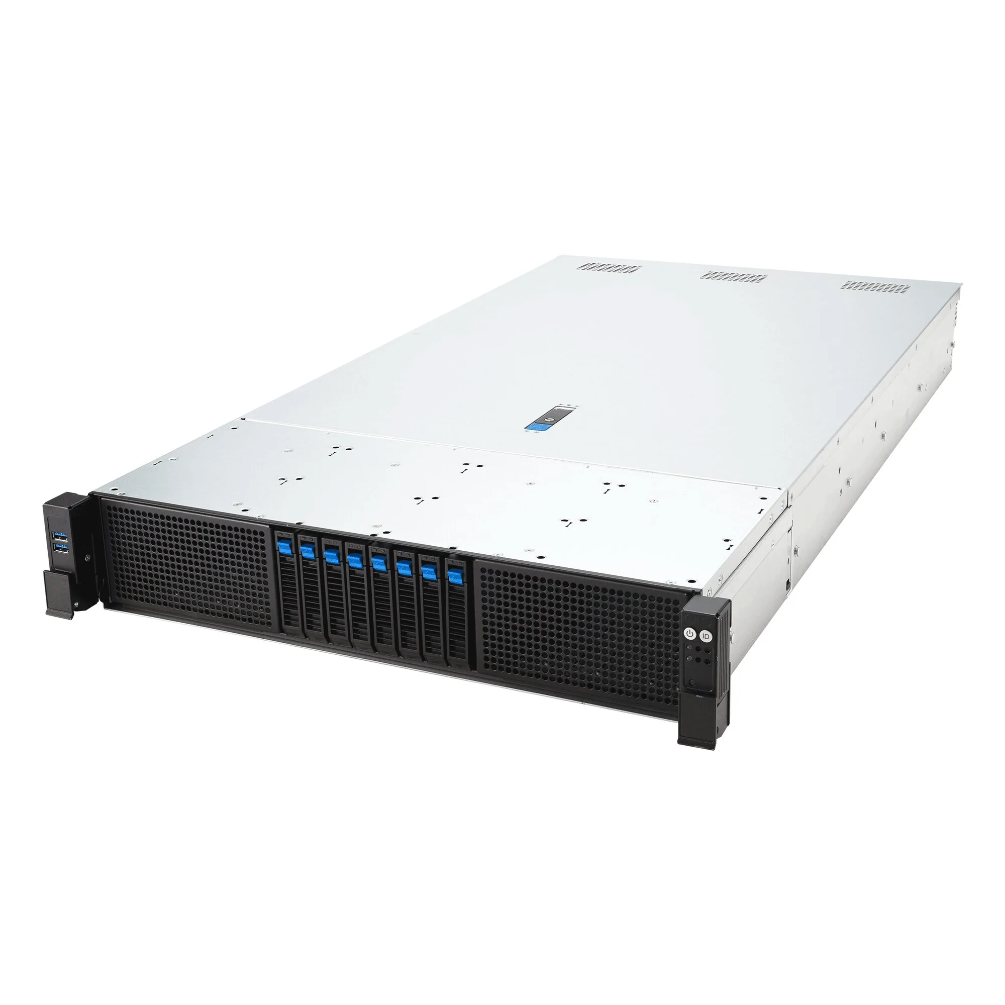 ASUS RS720-E12-RS8G Rack (2U) Schwarz, Silber – Bild 1