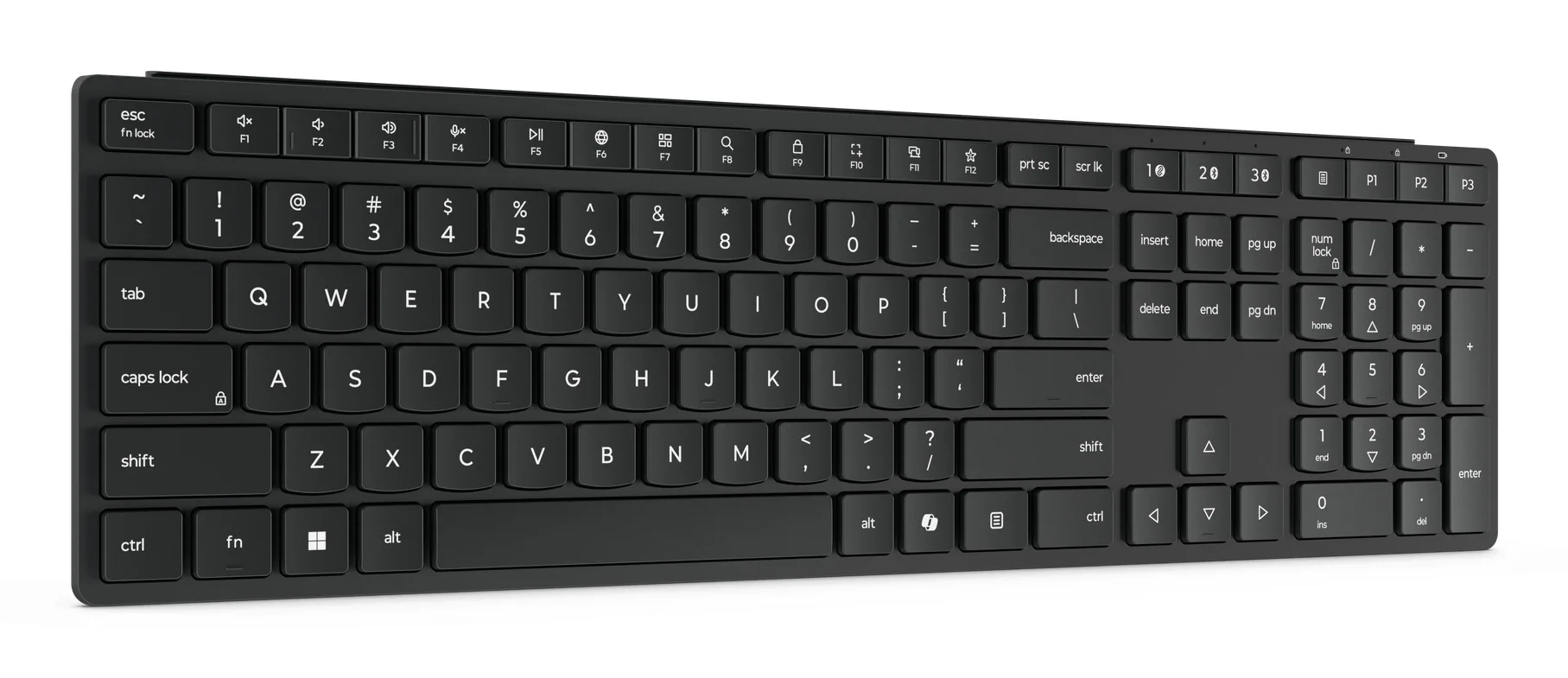 Lenovo 4Y41S04673 Tastatur Heimbüro RF Wireless + Bluetooth Deutsch Schwarz – Bild 5
