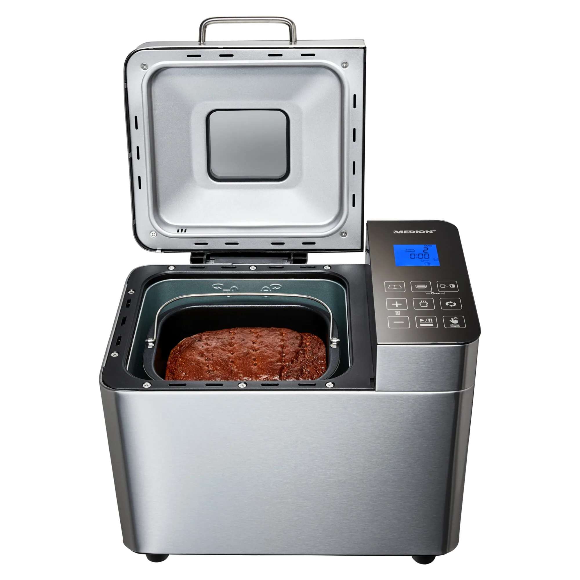 MEDION MD 10241 Brotbackmaschine 600 W Schwarz, Silber – Bild 1