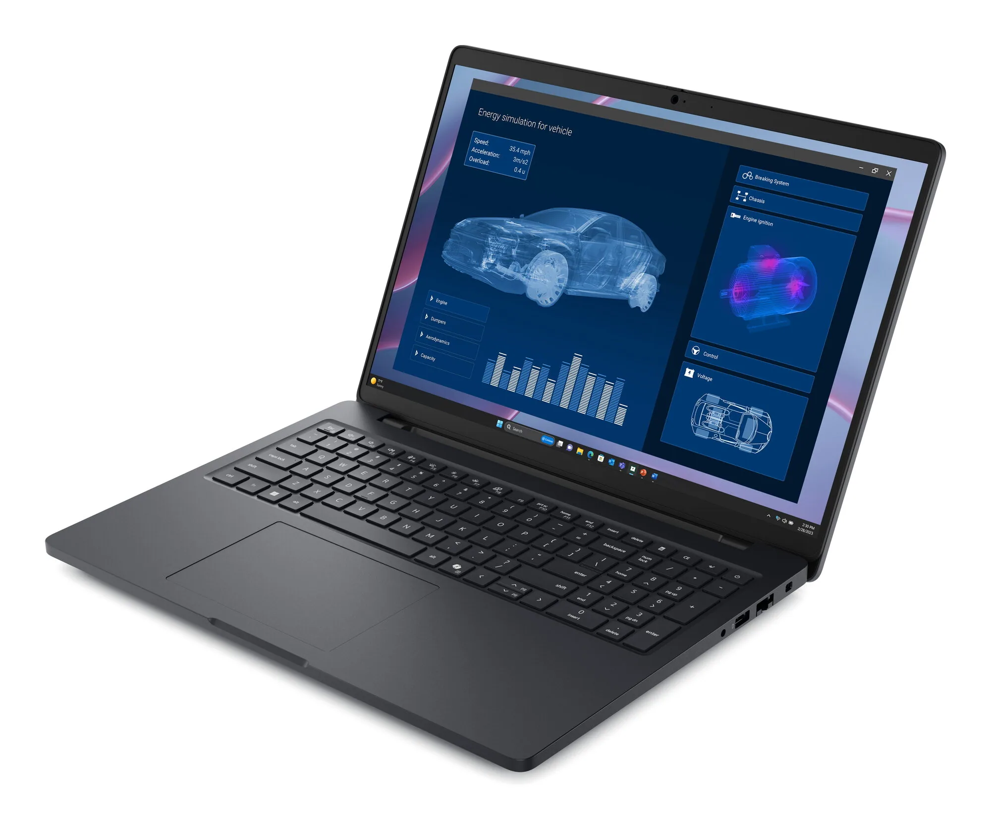 DELL Pro Max 16 MC16255 Copilot+ PC AMD Ryzen AI 9 HX PRO 475 Mobiler Arbeitsplatz 40,6 cm (16") WUXGA 32 GB – Bild 3
