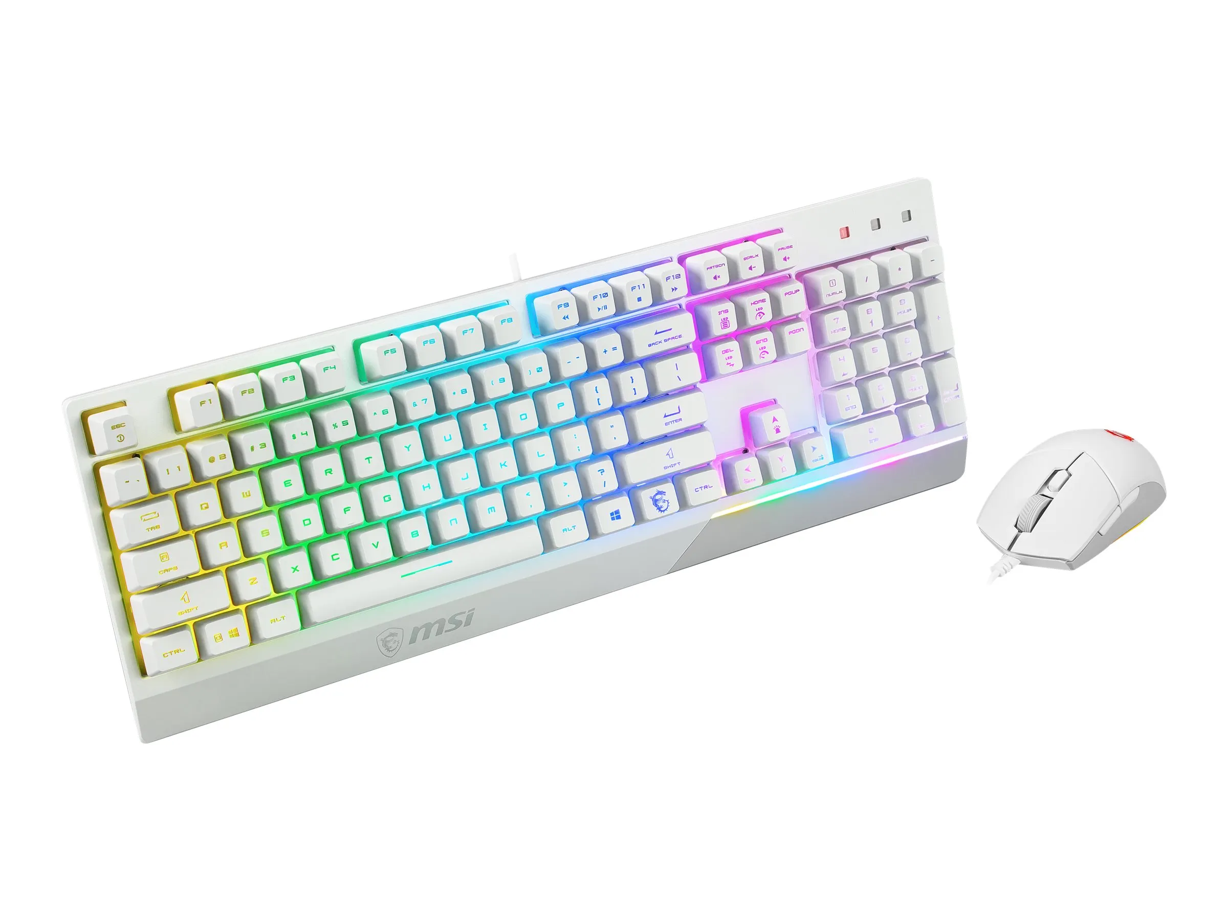 MSI Vigor GK-30 Combo Gaming Keyboard WHITE