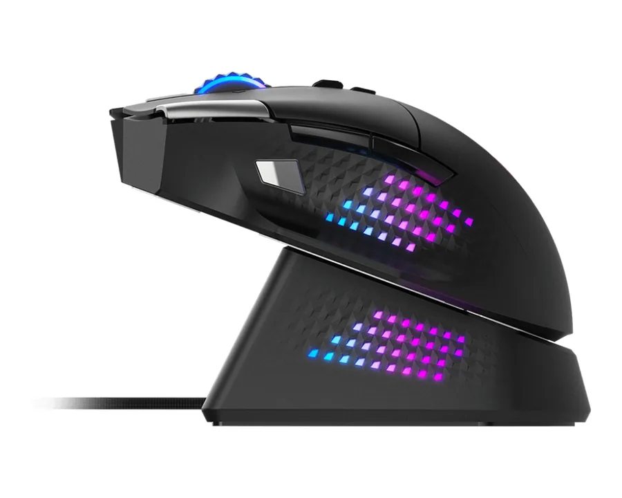 MSI S12-4301370-CLA Maus Gaming Rechts RF Wireless + Bluetooth + USB Type-A Optisch 26000 DPI – Bild 4