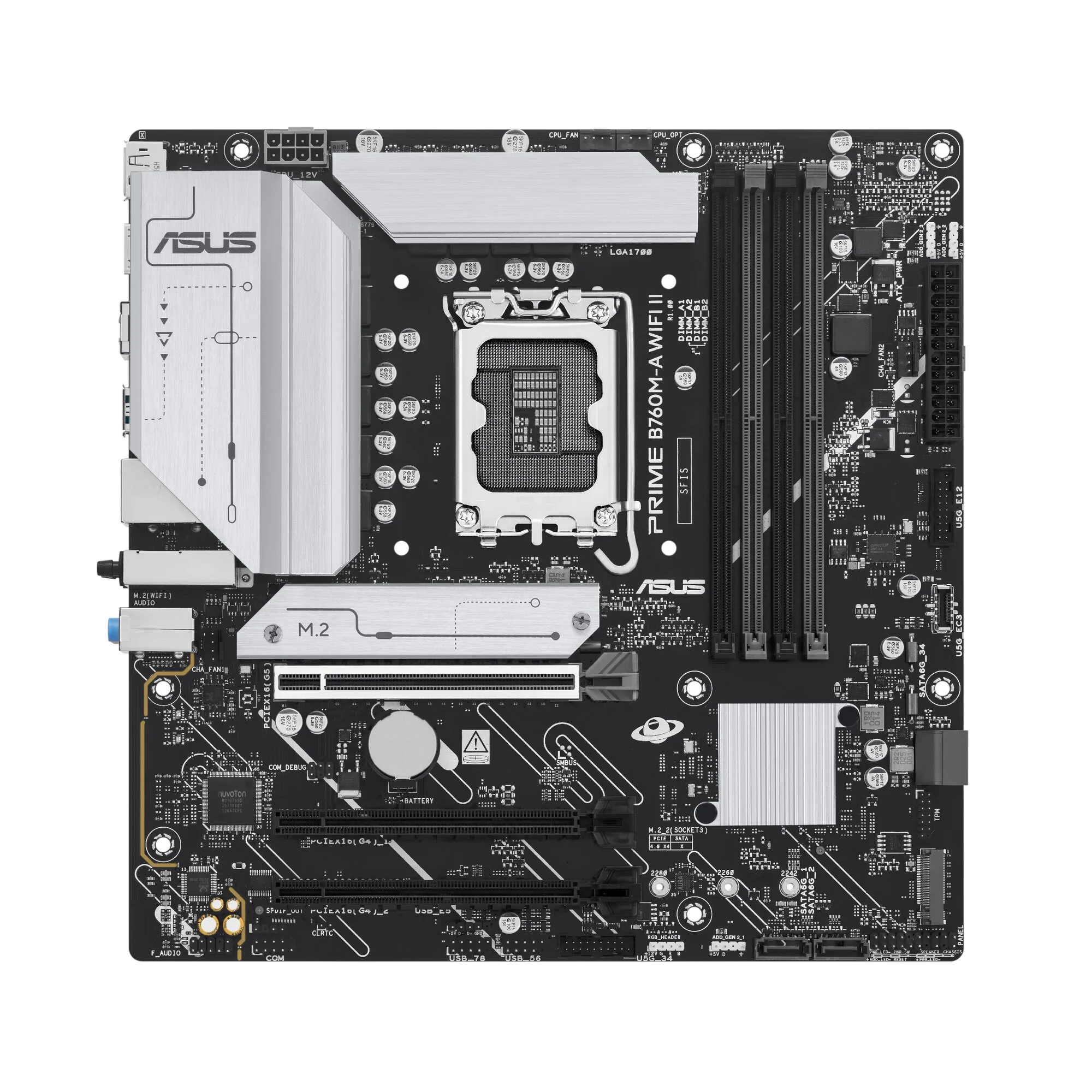 ASUS PRIME B760M-A WIFI II Intel B760 LGA 1700 micro ATX – Bild 1