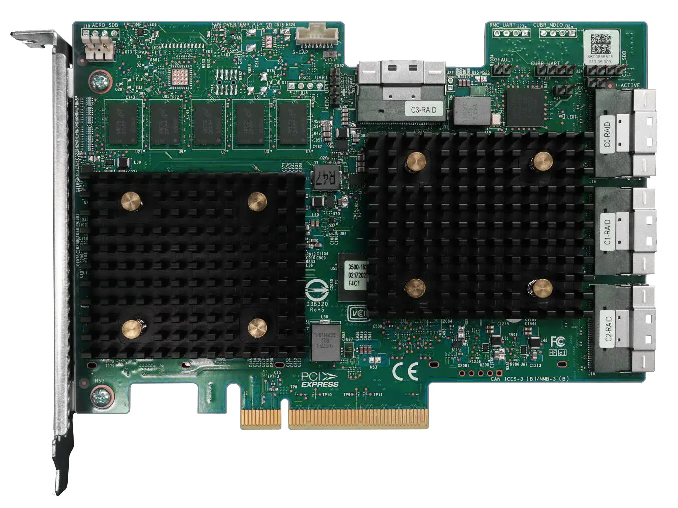 Lenovo 4Y37A09733 RAID-Controller PCI Express x8 4.0 12 Gbit/s – Bild 1