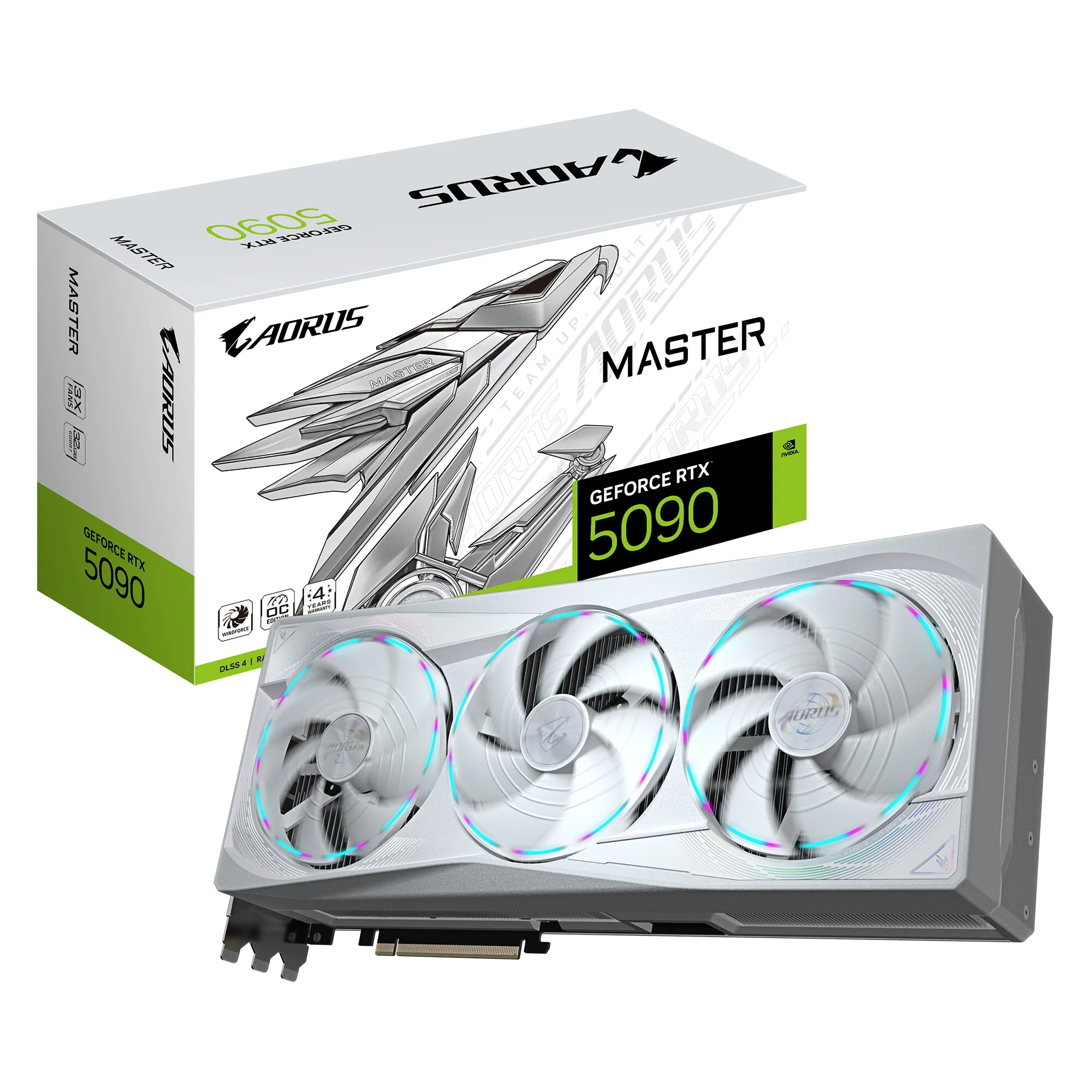GIGABYTE AORUS GeForce RTX 5090 MASTER ICE 32G Grafikkarte – Bild 1