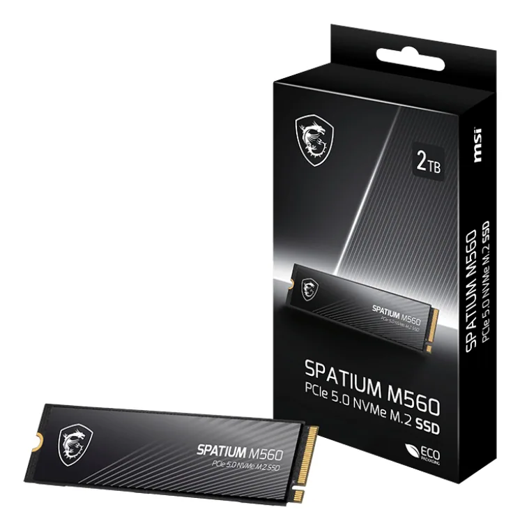 MSI Spatium M560 PCIE 5.0 NVME M.2 1TB PCI Express 5.0 3D NAND – Bild 3