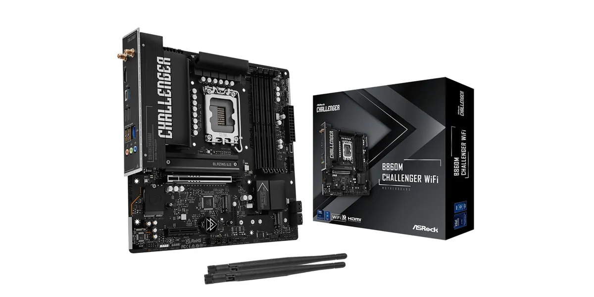 ASRock B860M Challenger WiFi 1851 mATX HDMI/DP DDR5