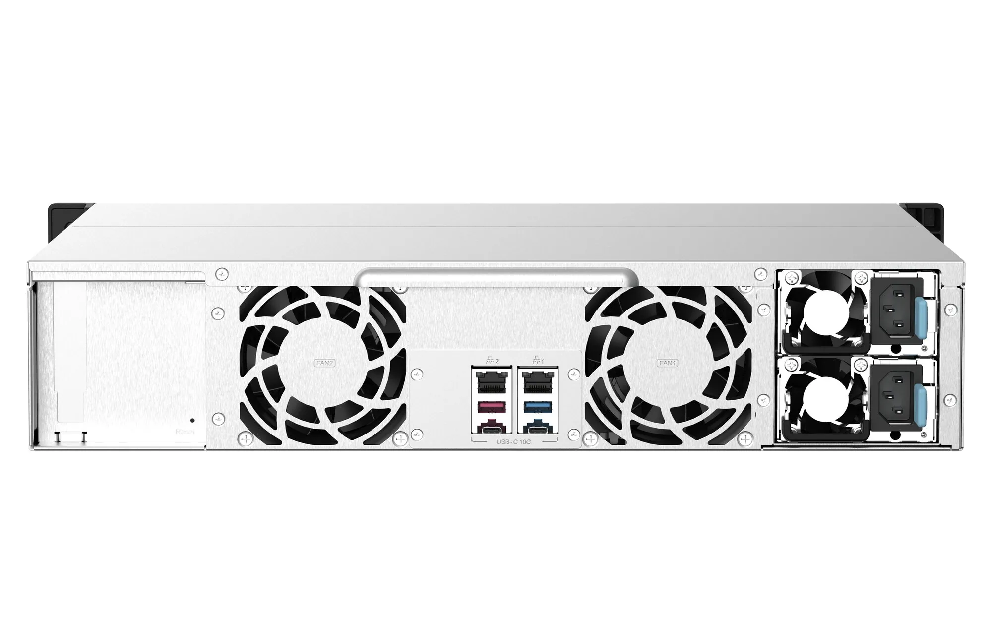 QNAP TS-1273AU-RP-8G NAS & Speicherserver Rack (2U) Ryzen Embedded V1500B 8 GB DDR4 0 TB QNAP QTS Aluminium, Schwarz – Bild 6