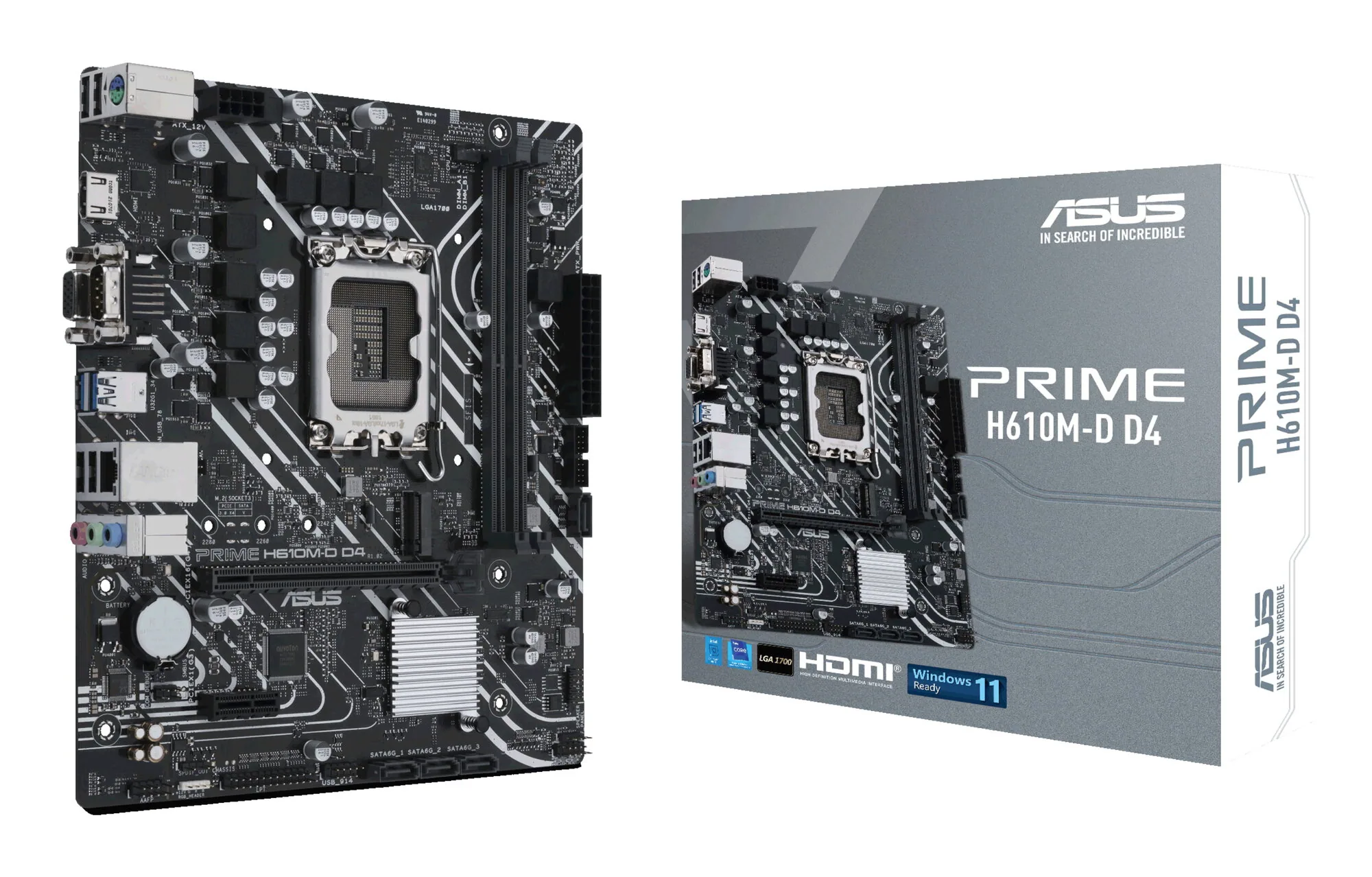 ASUS PRIME H610M-D D4 Intel H610 LGA 1700 micro ATX – Bild 1