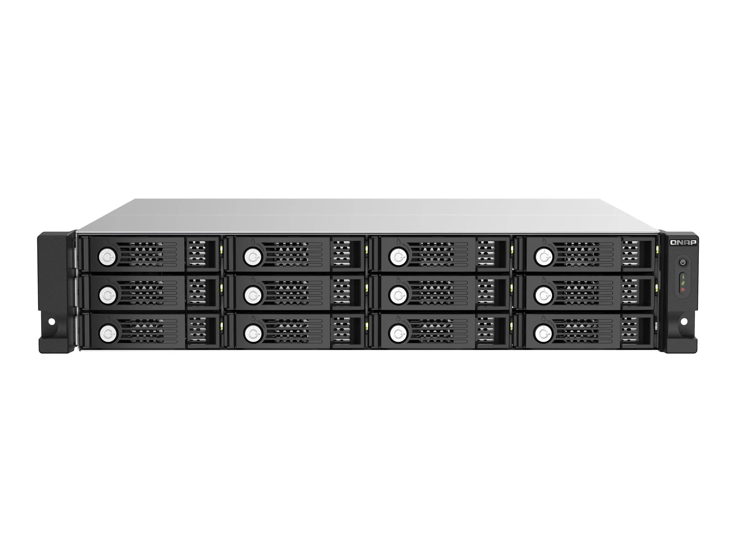 QNAP TL-R1220Sep-RP HDD / SSD-Gehäuse Schwarz, Grau 2.5/3.5"