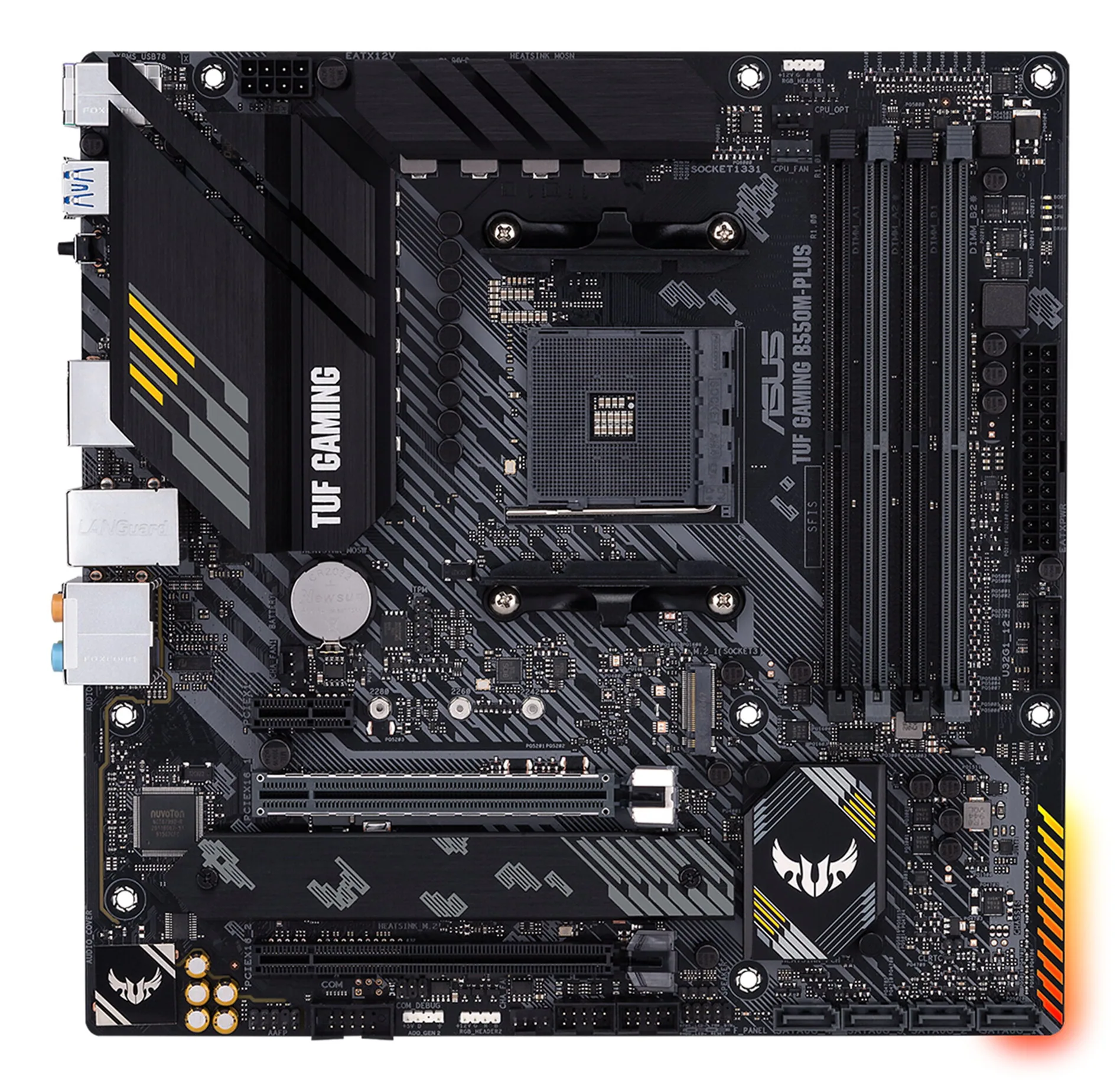 ASUS TUF GAMING B550M PLUS AMD B550 Sockel AM4 micro ATX – Bild 1