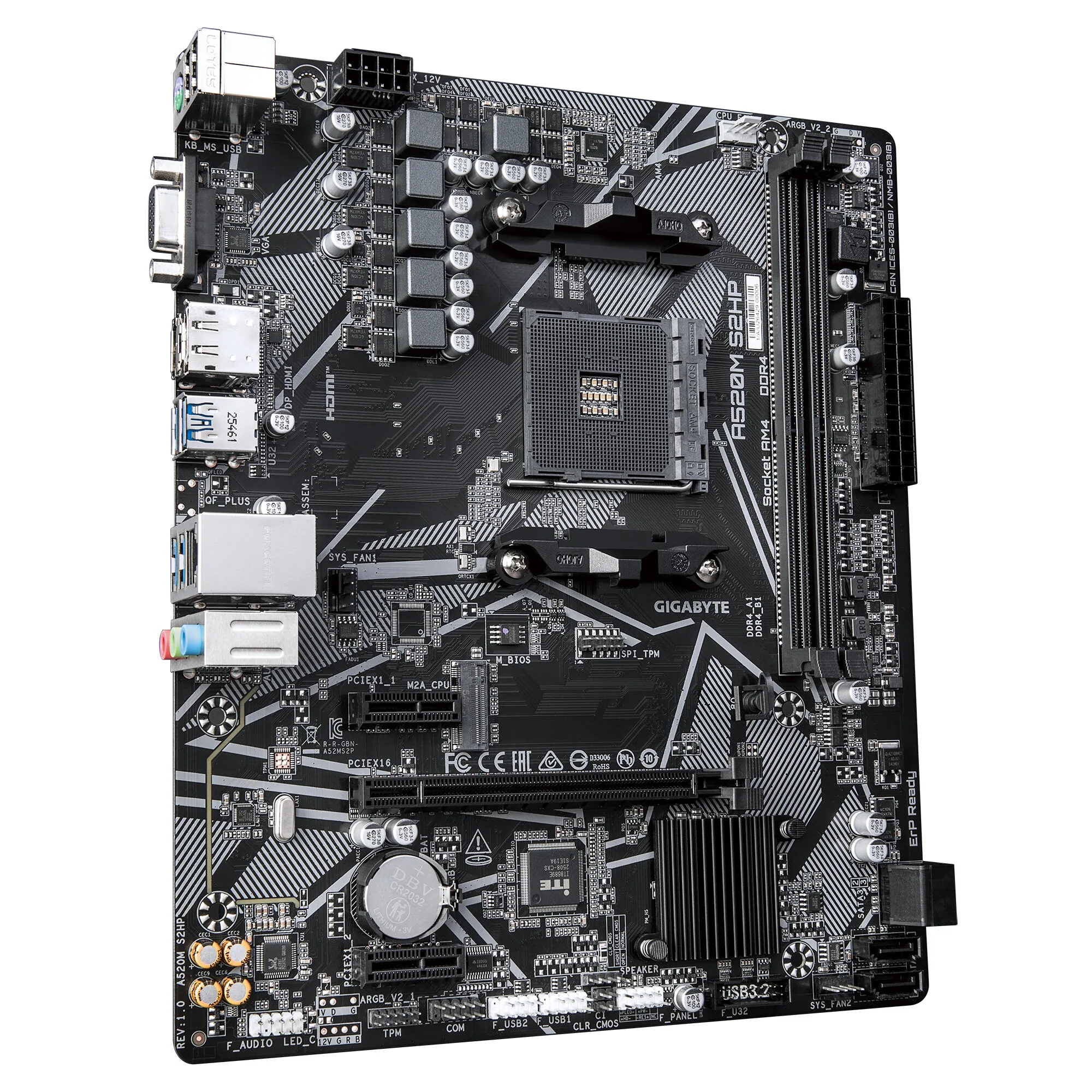 GIGABYTE A520M S2HP Mainboard – Bild 3